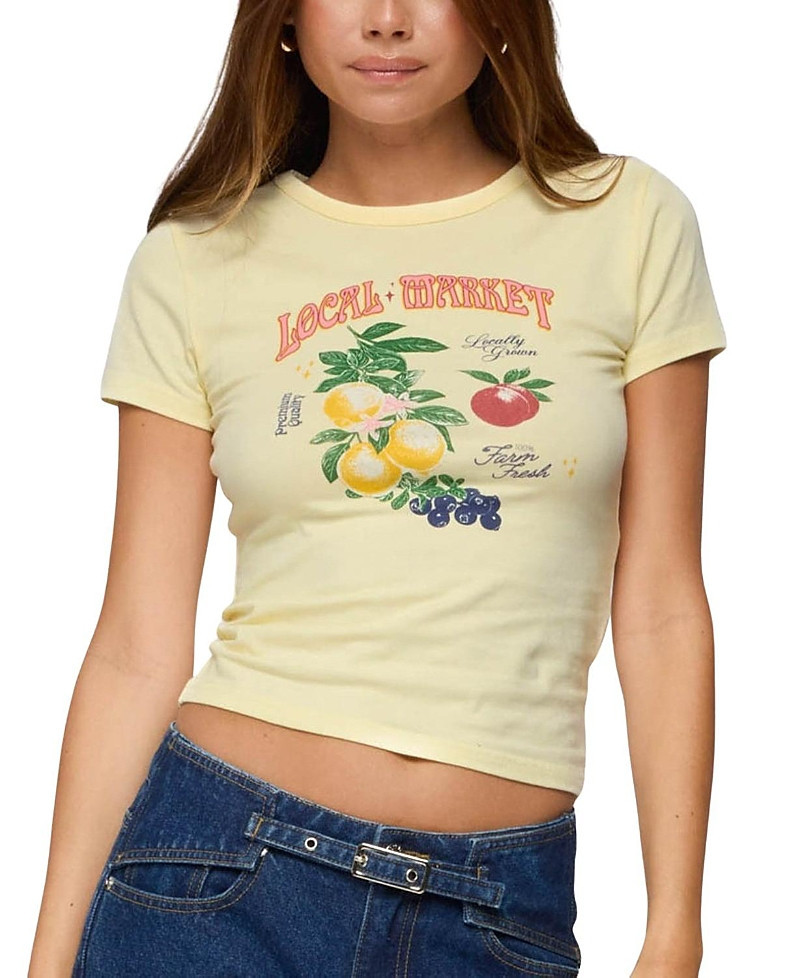 Edikted Local Market Graphic T Shirt | Bloomingdale's (US)