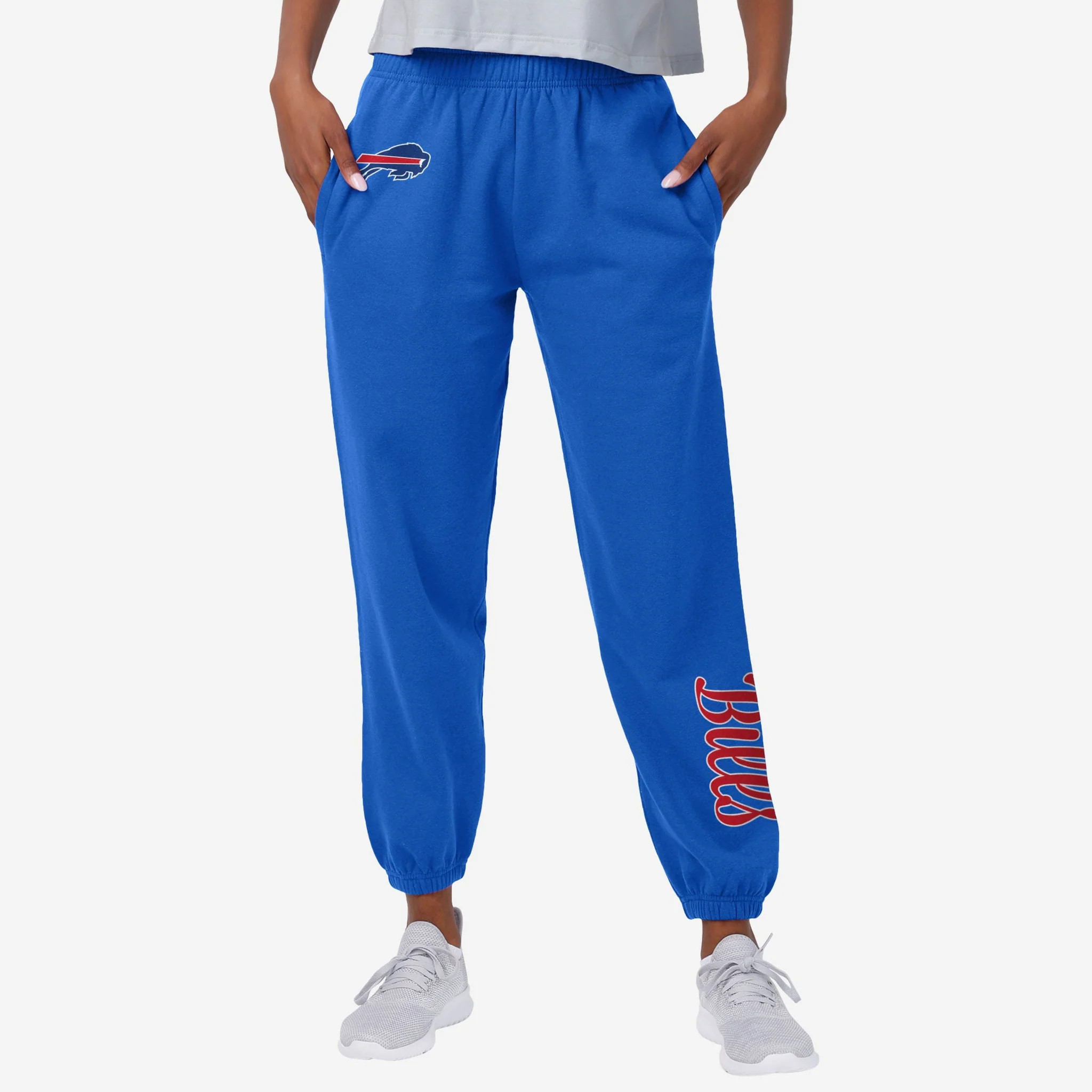 Buffalo Bills Womens Script Wordmark Team Color Sweatpants | FOCO inc