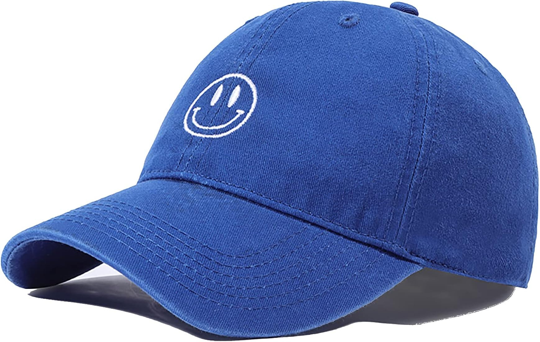 Cioatin Women Smile Graphic Baseball Cap Vintage Distress Cotton Low Profile Dad Hat Adjustable S... | Amazon (US)