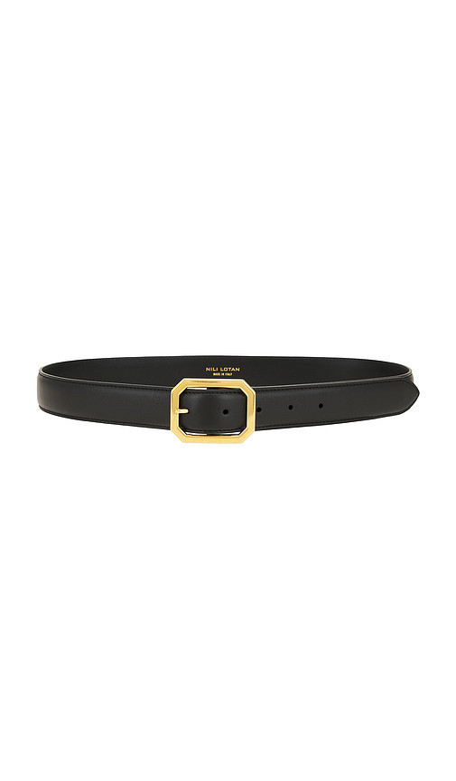 NILI LOTAN Anais Belt in Black. Size 85 | Revolve Clothing (Global)