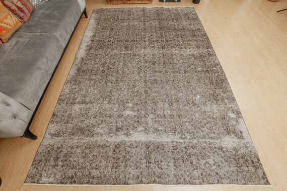 7x10 Oriental Rug Handmade Rug 6'9 X - Etsy | Etsy (US)