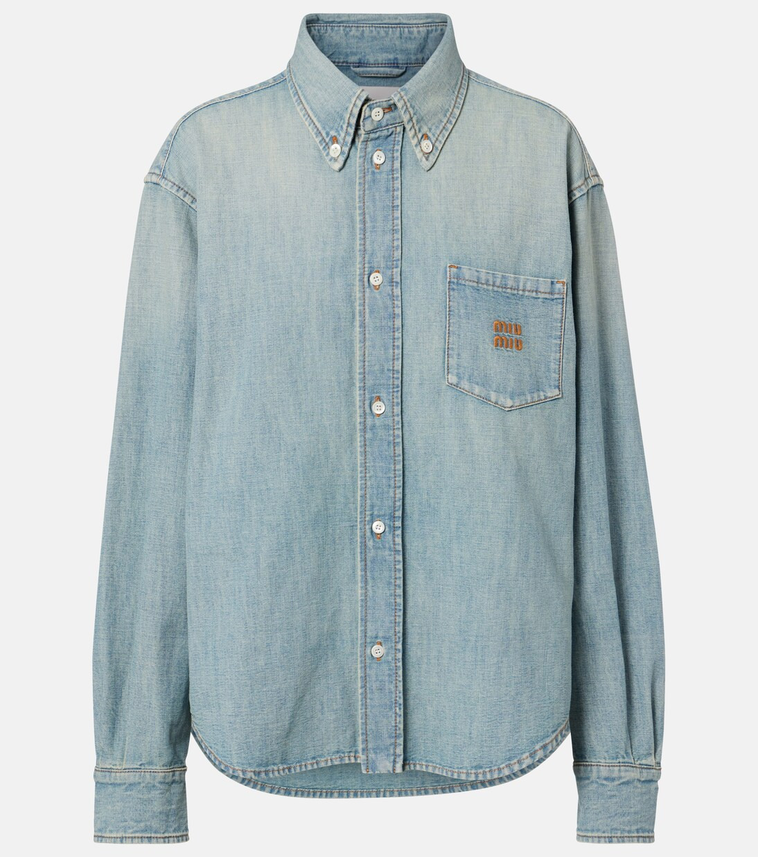 Logo chambray shirt | Mytheresa (UK)