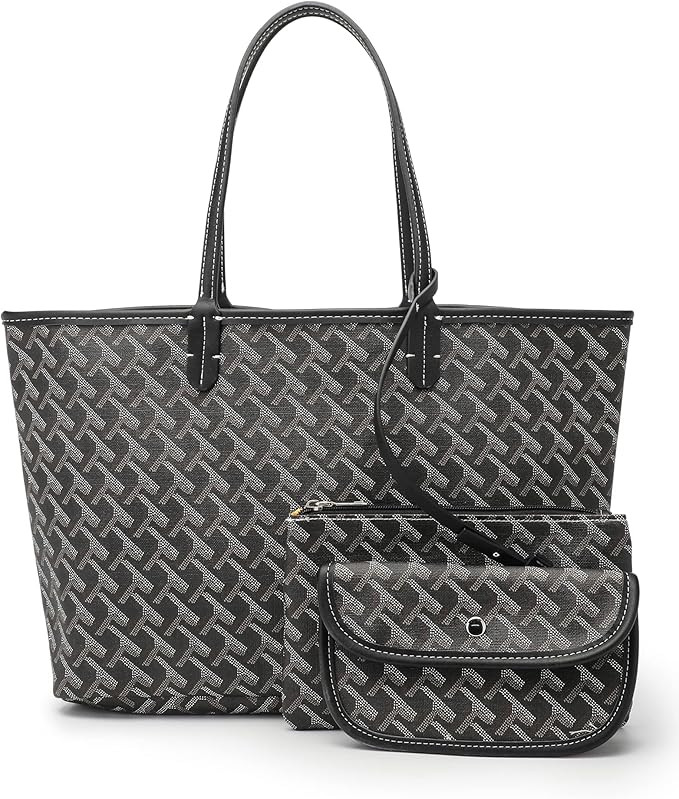 TEXTMENOW Handbags For Women Shoulder Bags Black Tote Bag For Women Large Clutch Purses Dupes Puf... | Amazon (US)