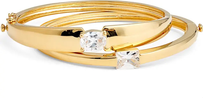 Nordstrom Set of 2 Cubic Zirconia Bangles | Nordstrom | Nordstrom