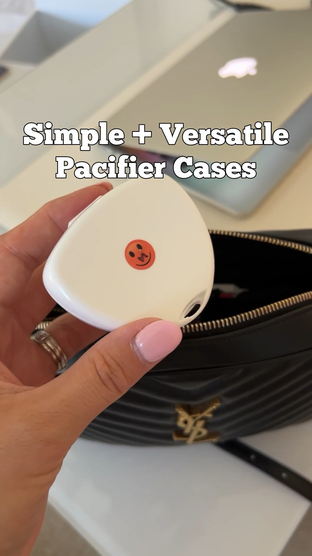 I don’t always needs the whole diaper bag when I run errands. Sometimes it’s just a quick Target trip or grocery pickup, and I keep diapers and wipes in the car just in case anyway, but I NEVER go anywhere without a pacifier! These are perfect for purses and smaller bags. They fit not only the pacifier but the little tether I keep them on.

#LTKstorytime #LTKBaby #LTKFindsUnder50