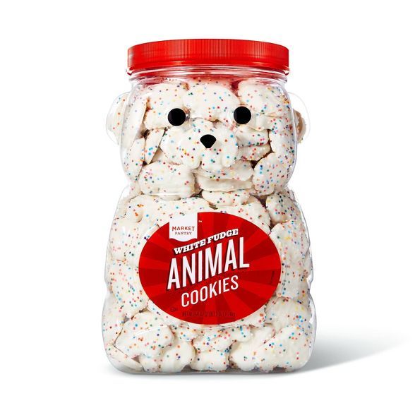 White Fudge Animal Cookies - 44oz - Market Pantry™ | Target