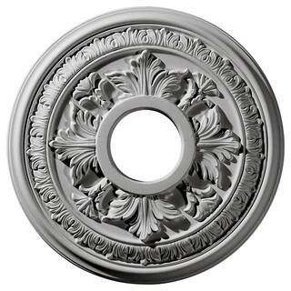 Ekena Millwork 15-3/8" x 4-1/4" I.D. x 1-1/2" Baltimore Urethane Ceiling Medallion (Fits Canopies... | The Home Depot