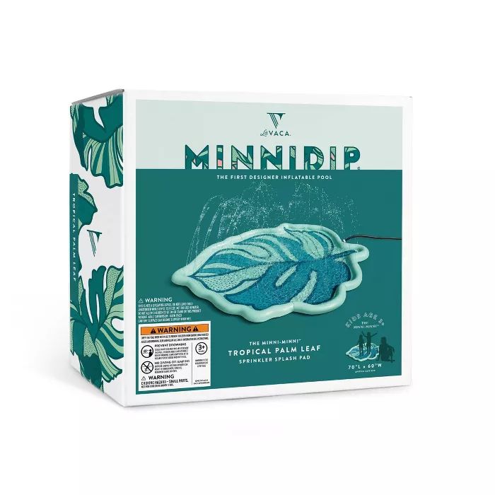 Minnidip Palm Leaf Splash Pad Sprinkler | Target