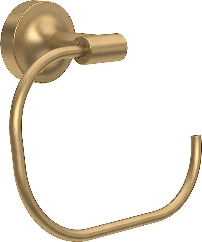 Franklin Brass VOI46-BB Voisin Towel Ring in Satin Gold | Amazon (US)