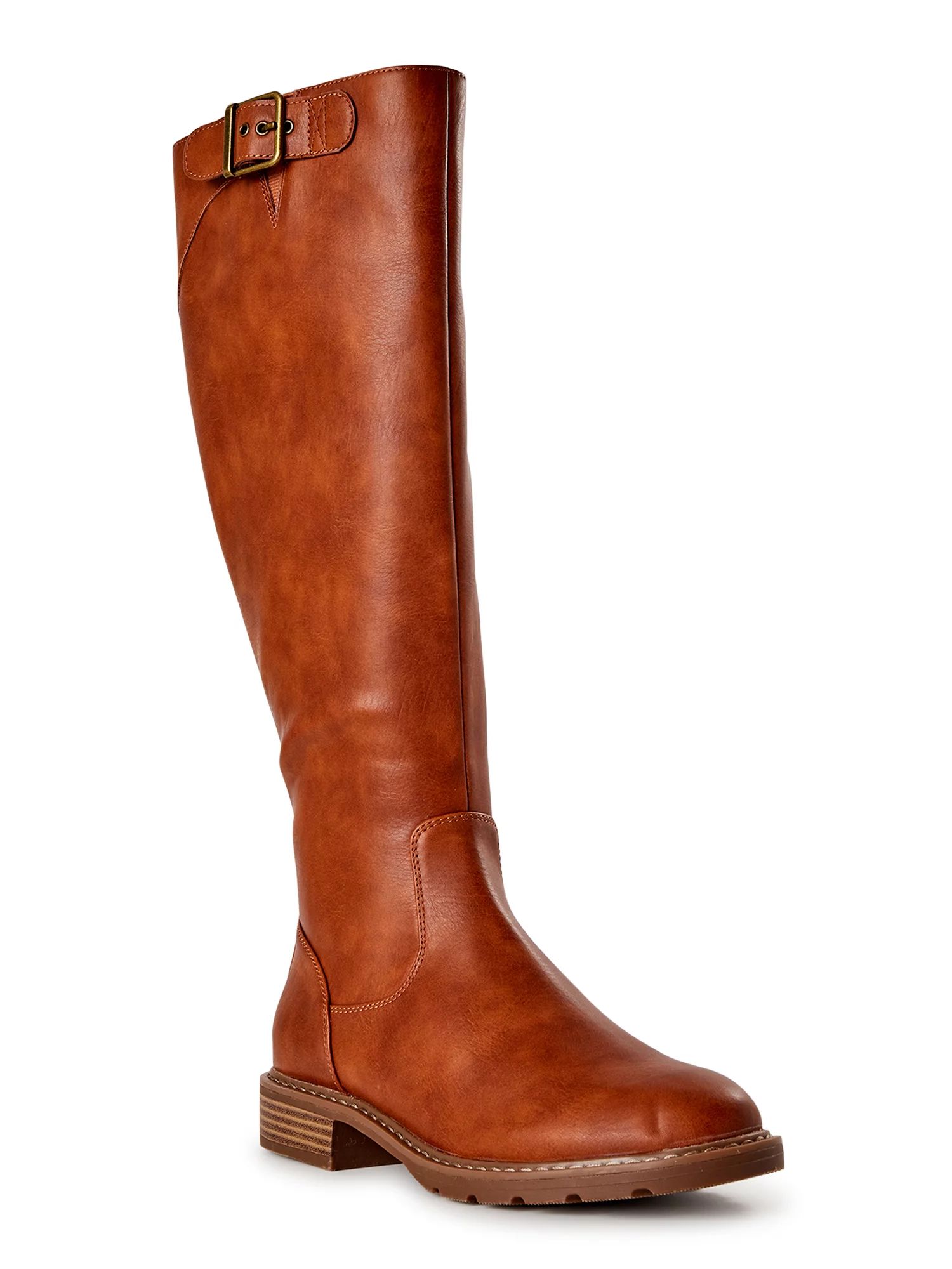 Time and Tru Women's Tall Riding Boots - Walmart.com | Walmart (US)