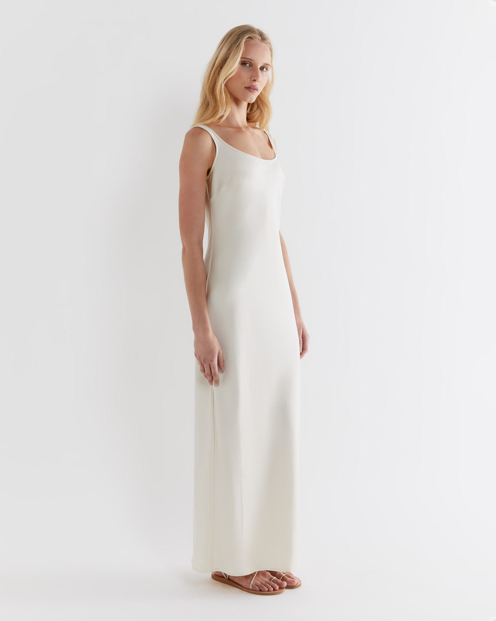 Maddi Shiny Slip Dress | JAG (Australia & New Zealand)