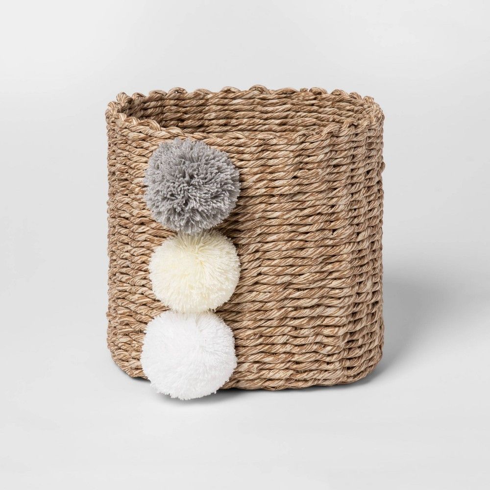 Small Paper Rope Decorative Basket Neutrals - Cloud Island | Target