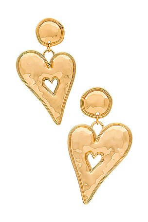 Heart Of Gold Earrings | Revolve Clothing (Global)