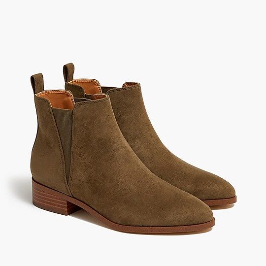 Sueded Chelsea boots | J.Crew Factory
