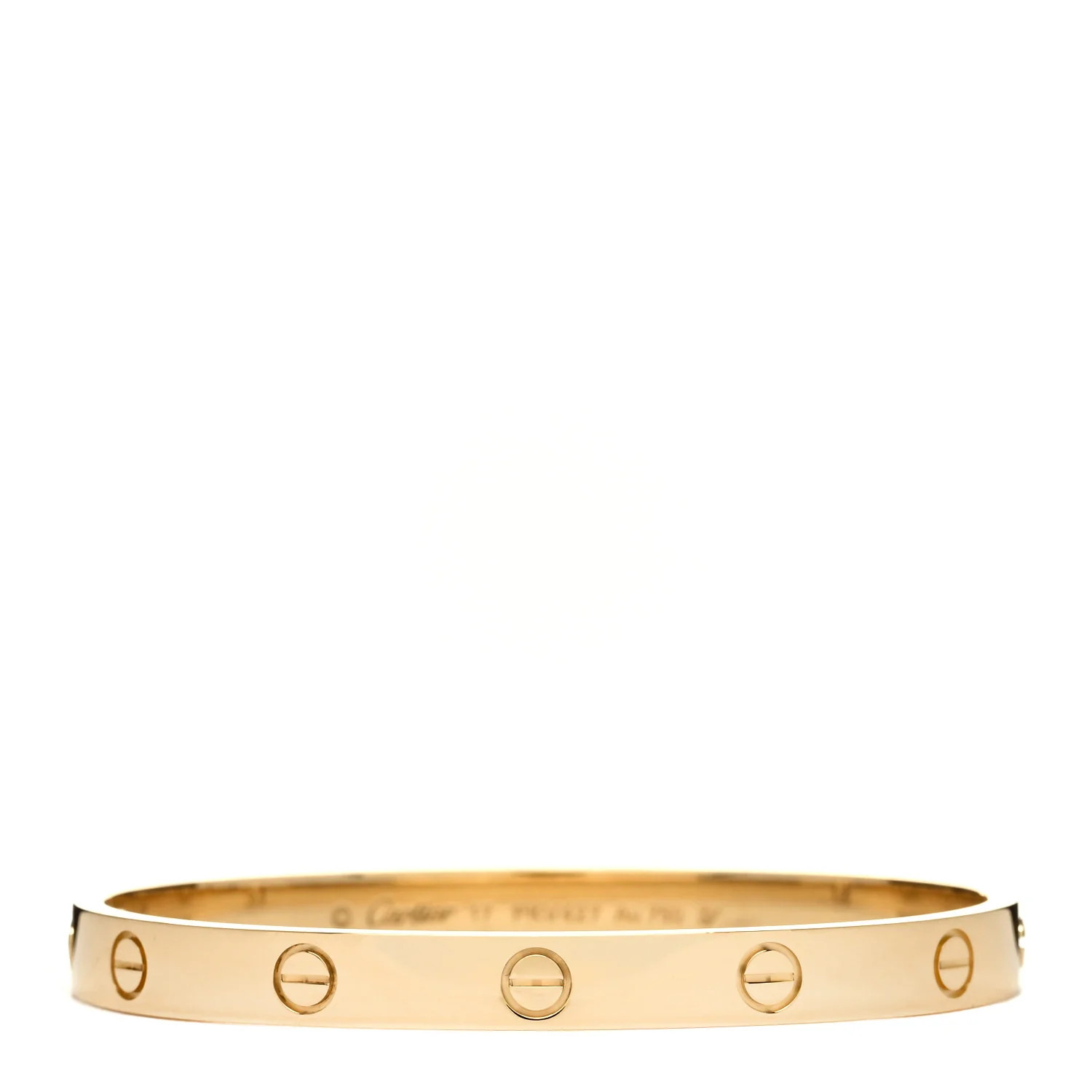 18K Yellow Gold LOVE Bracelet 17 | FASHIONPHILE (US)