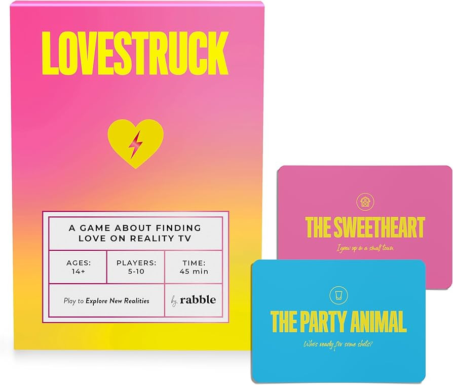 Lovestruck - Reality TV Party Game | 5-10 Players, Large Group, Social Deduction, Hidden Roles & ... | Amazon (US)