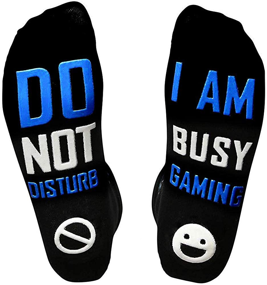 Folouse Do Not Disturb I'm Gaming Socks, Easter Basket Stuffers for Kids Teens, Novelty Birthday ... | Amazon (US)