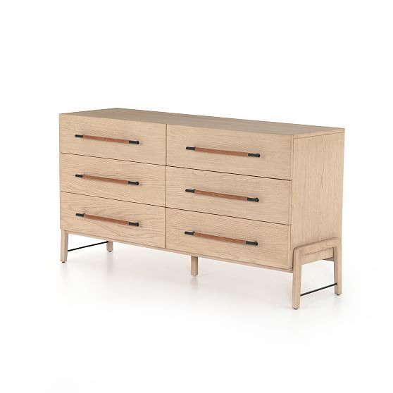 Magnolia 62.25" 6-Drawer Dresser, Yucca Oak | West Elm (US)