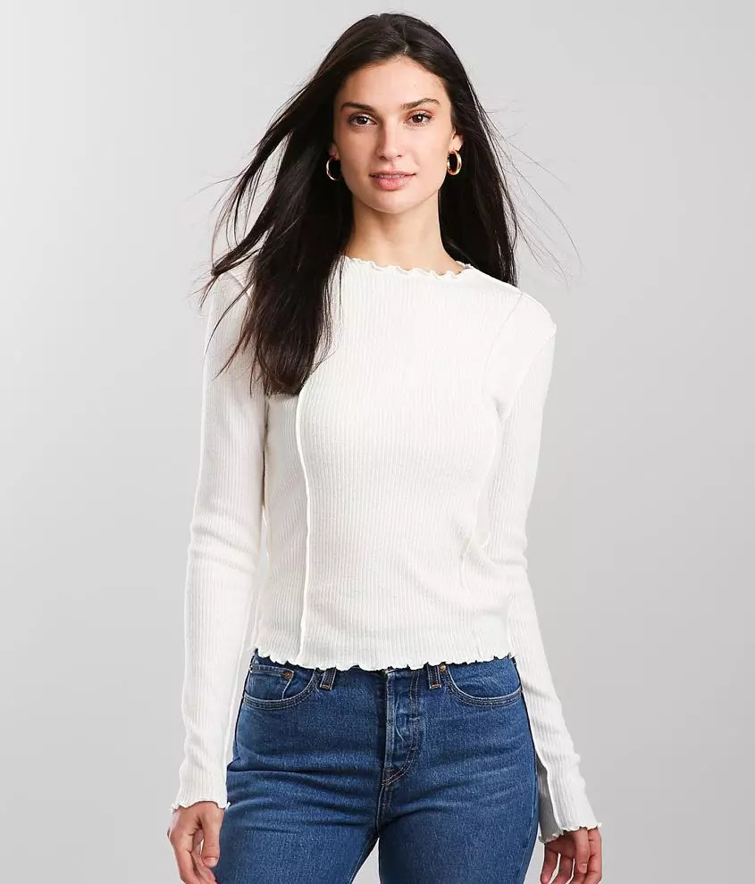 Brushed Ruffle Top | Buckle