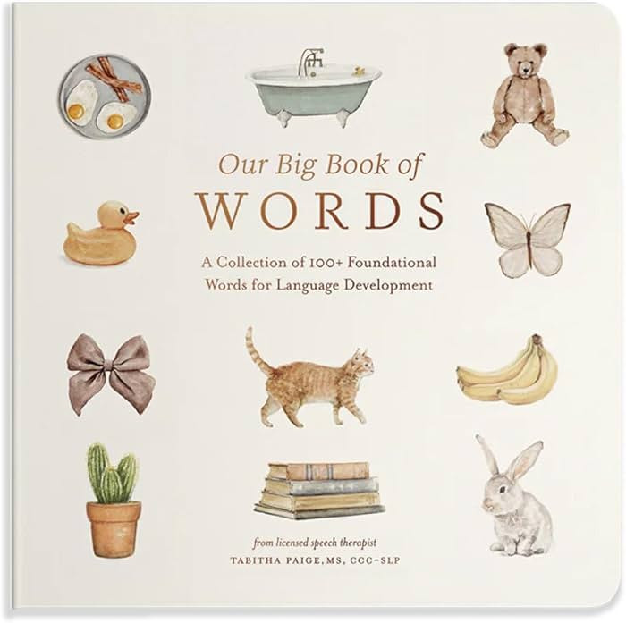 Our Big Book of First Words: A Collection of 100+ Foundational Words for Language Development (Ou... | Amazon (US)