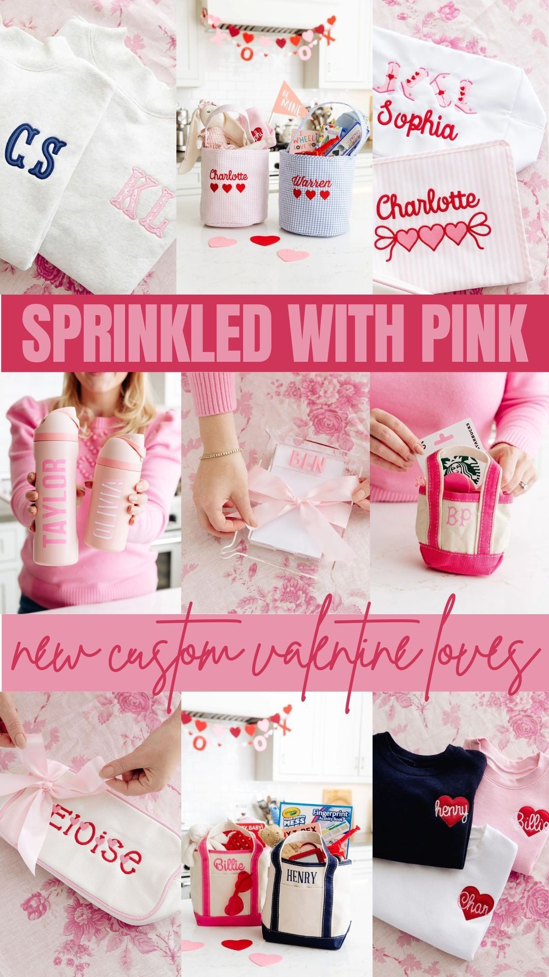 New custom valentine pieces @ sprinkled with pink 🩷 

#LTKKids #LTKSeasonal
