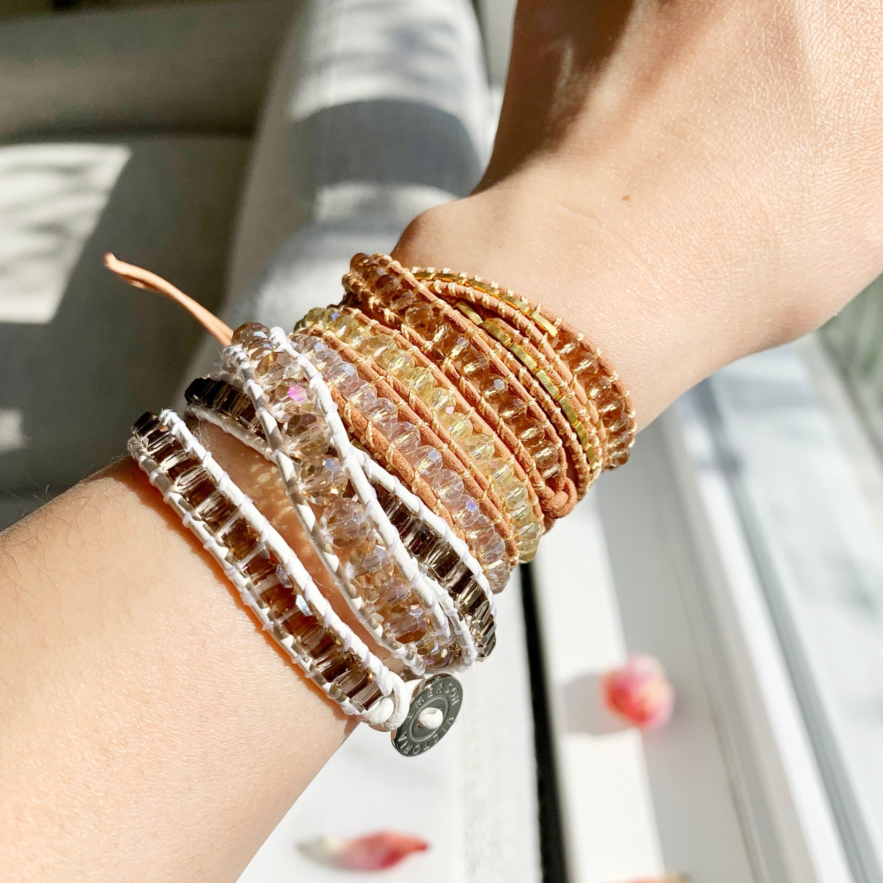 Blush Sparkles on White | Victoria Emerson