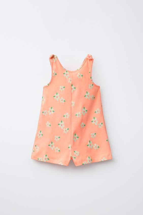 SHORT FLORAL JUMPSUIT | Zara US