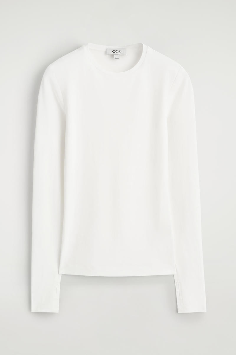 Cotton Long-Sleeved Top | COS (US)
