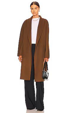 LAMARQUE Thara Coat in Milk Chocolate from Revolve.com | Revolve Clothing (Global)