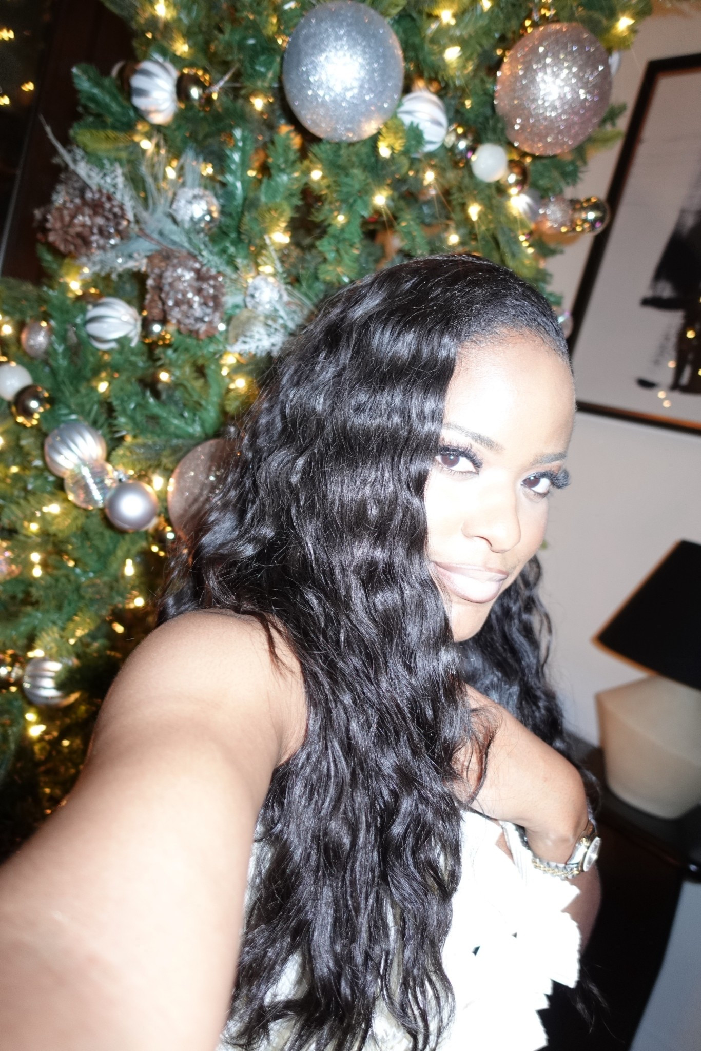 Crimped my hair for Christmas and it was so teaaaa sistas 