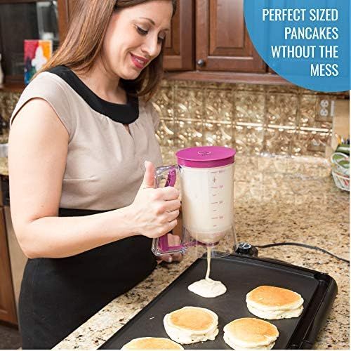 KPKitchen Pancake Batter Dispenser - Perfect Baking Tool for Cupcake, Waffles, Muffin Mix, Crepes, C | Amazon (US)