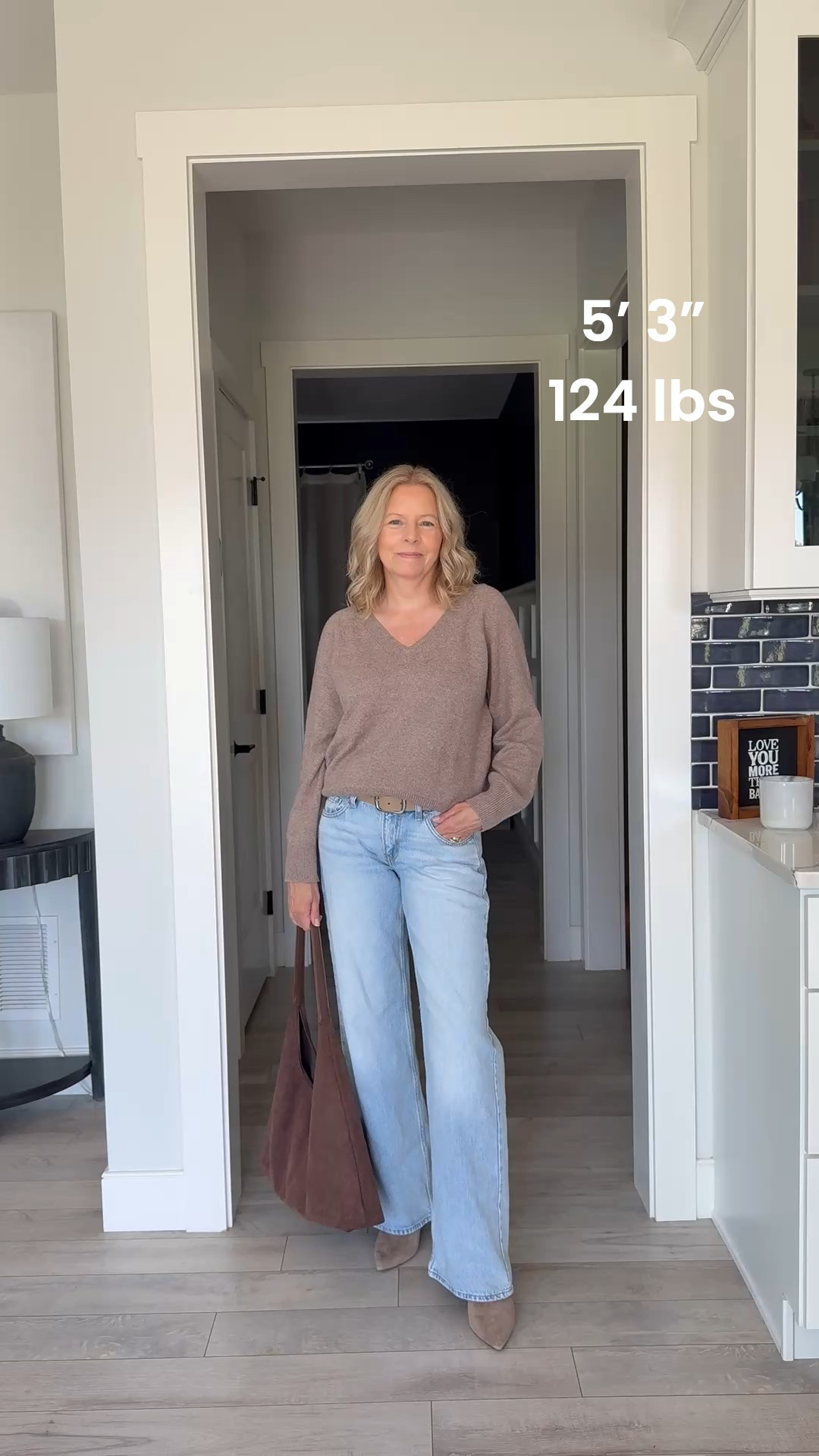 I am loving the SoSoft collection of sweaters from Old Navy.  There’s a ton of colors to choose from. They also offer crew neck or v-neck.  I’m wearing my normal size small.  The length is perfect.  If you’re looking for more of a tunic fit, these are not long enough.  Levi’s wide leg jeans are so soft and comfy. Found them at Target. These are 27” waist and 30” inseam. #fallfashion #whattowear #businesscasual #ootd #outfitideas 

#LTKOver40 #LTKWorkwear #LTKStyleTip