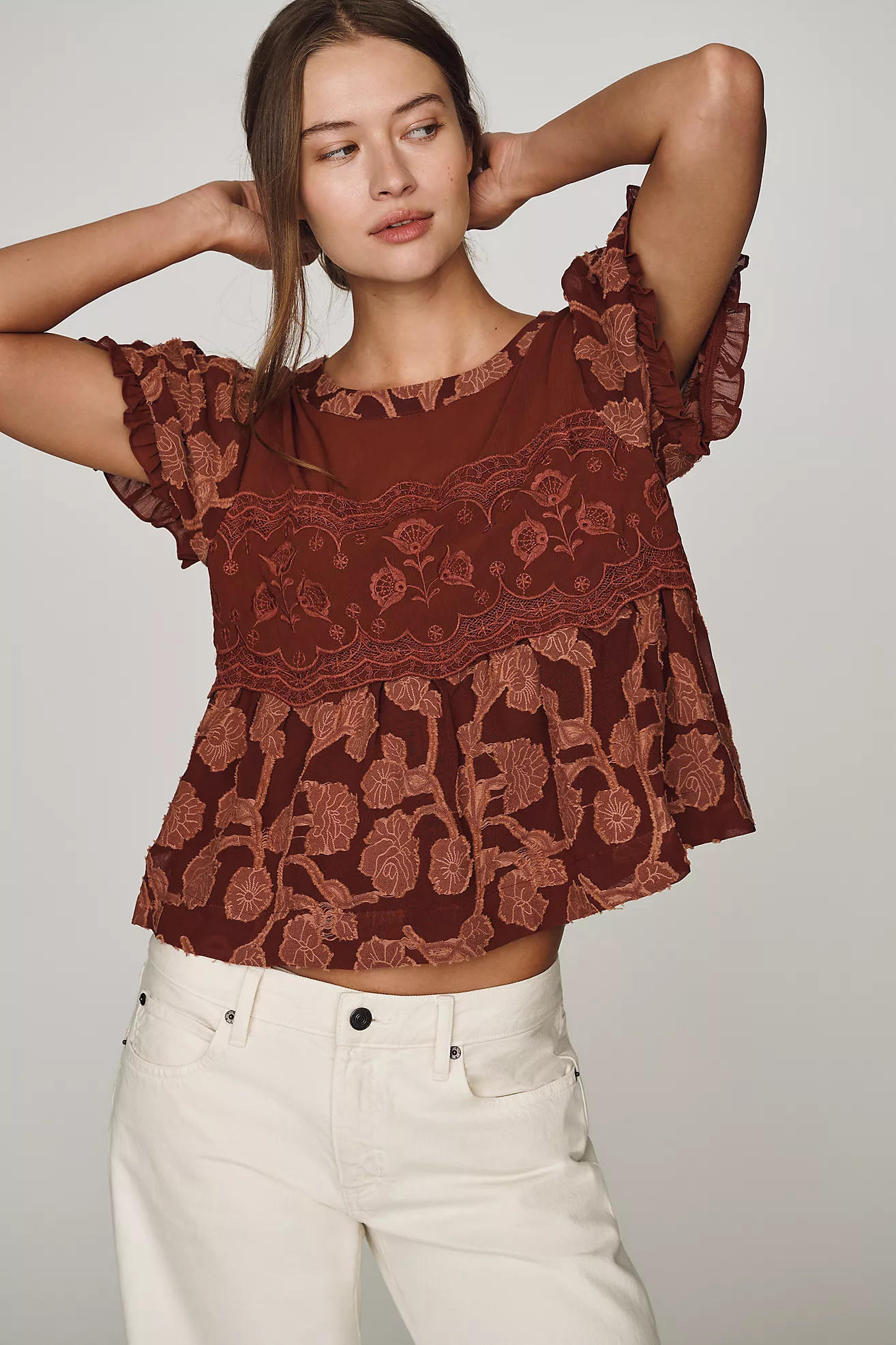 By Anthropologie Babydoll Top | Anthropologie (US)