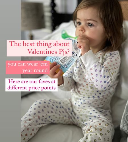 Heart pajamas for kids. Toddler Valentine’s Day pajamas. Valentines pjs. Bamboo pajamas. Kids Valentine’s Day pjs. 

#LTKbaby #LTKkids #LTKfamily