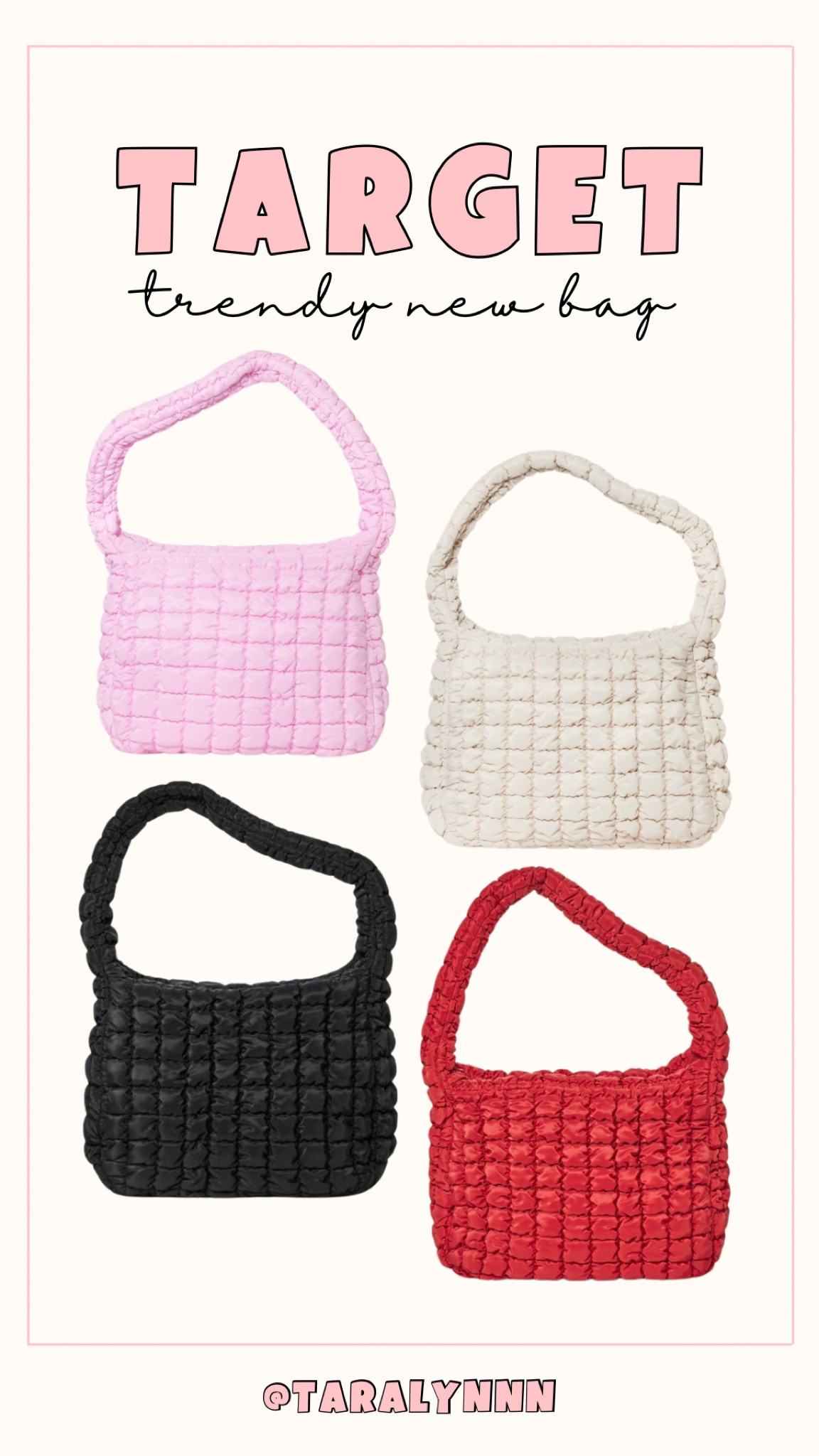 Trendy bags at a super low price at Target! 🎯 love these colors! Perfect for the gym and hauling all the stuff you need for yourself and the kids! 

#bag #target #trending #popular

#LTKStyleTip #LTKFindsUnder50 #LTKItBag
