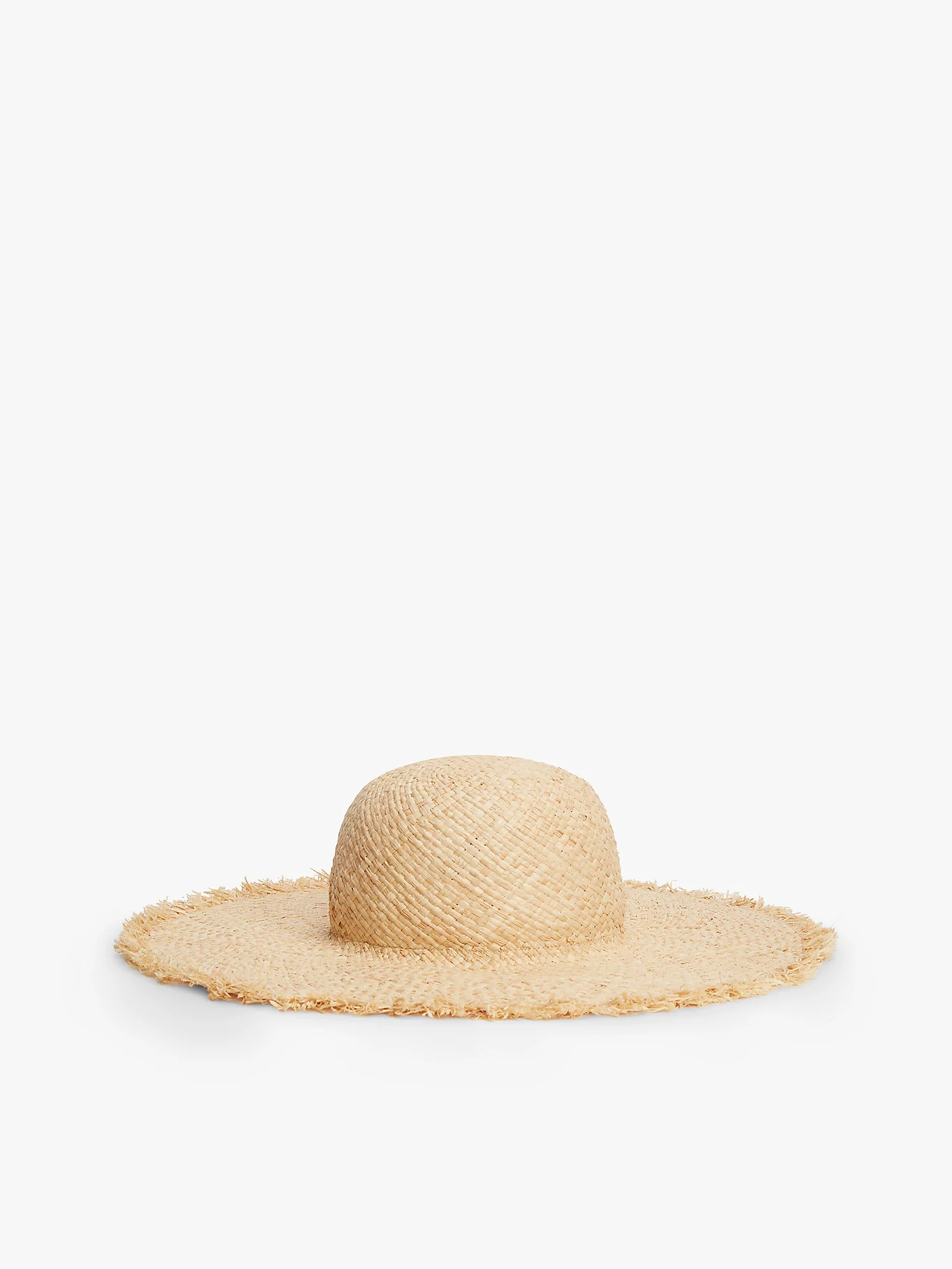 Logo Plaque Woven Straw Hat | Khaki | Tommy Hilfiger | Tommy Hilfiger UK