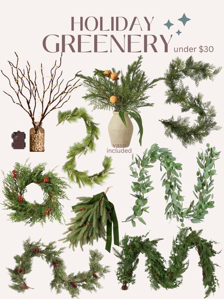 Holiday greenery under $30, realistic Christmas garlands under $30, soft pine garland under $30

#LTKHoliday #LTKSeasonal #LTKHolidaySale