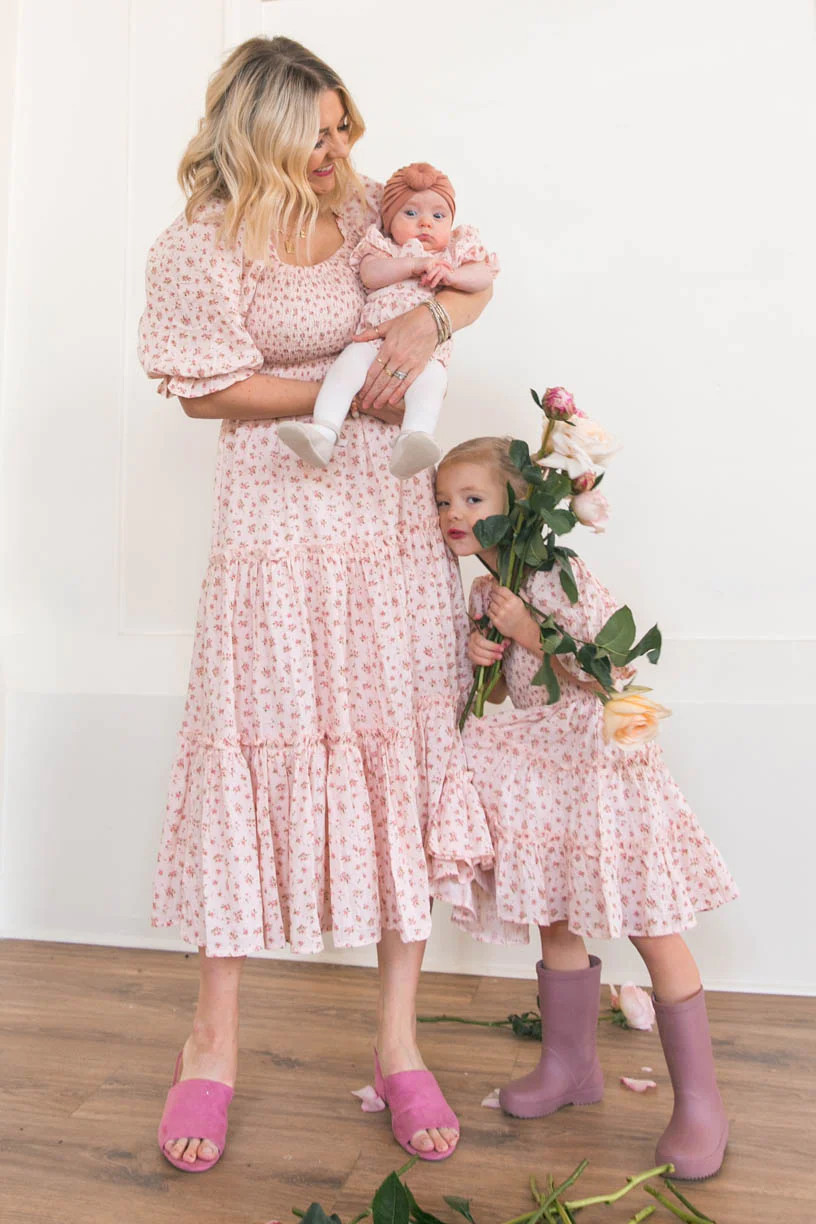 Mini Madeline Dress In Pink | Ivy City Co
