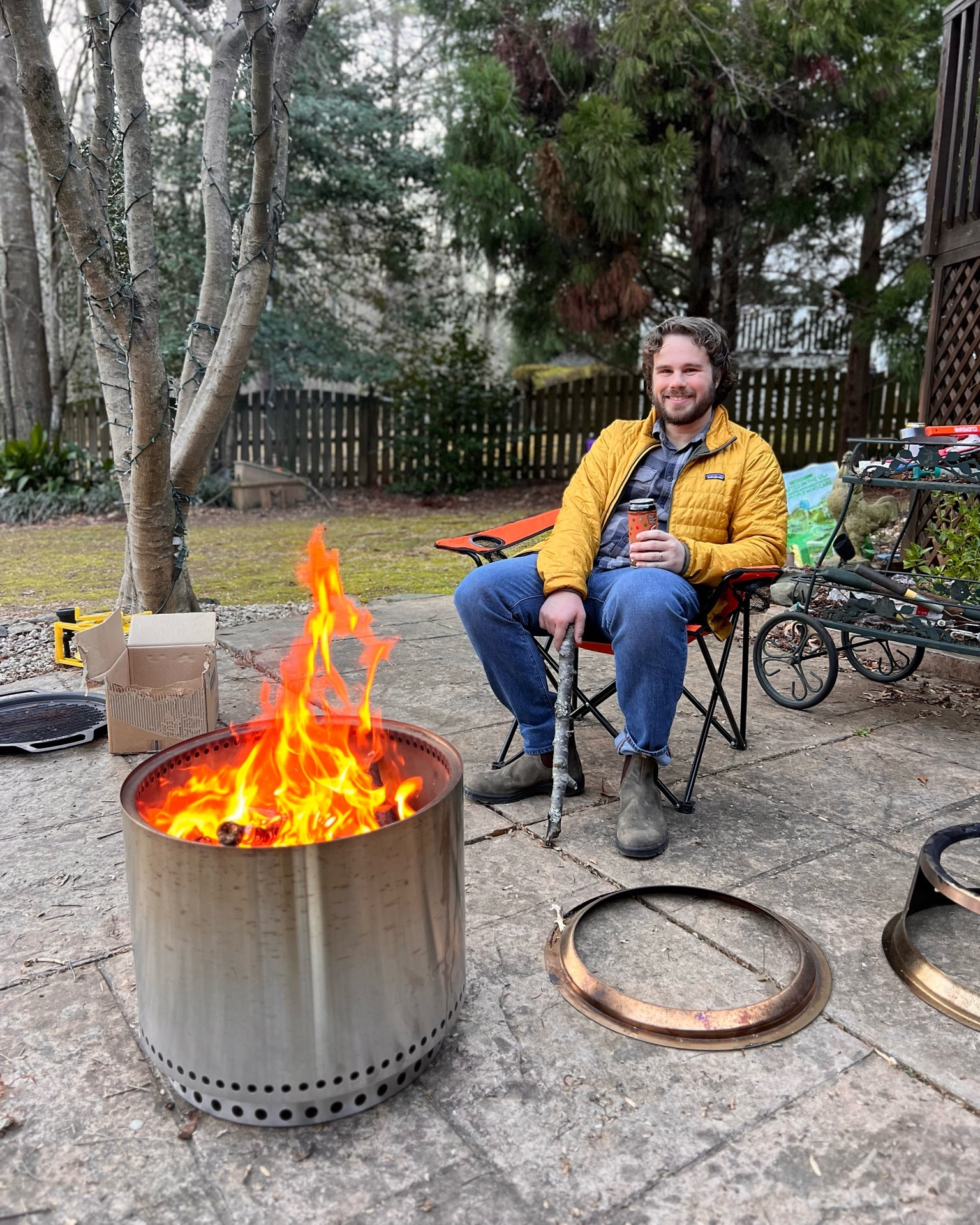 Pulled out the Solo Stove for a New Year’s Eve hangout with my family! We have it in the “Bonfire” size, which works well for our back patio & small gatherings. 

#LTKhome #LTKGiftGuide