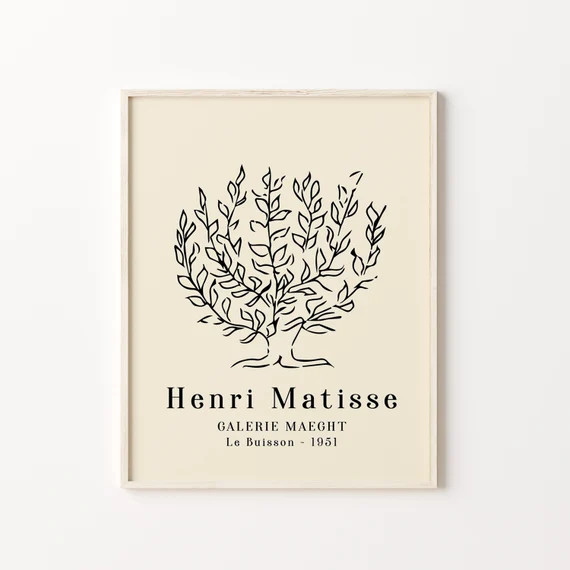Henri Matisse Gallery Maeght  Botanical Art  Matisse Art  | Etsy Greece | Etsy (EU)
