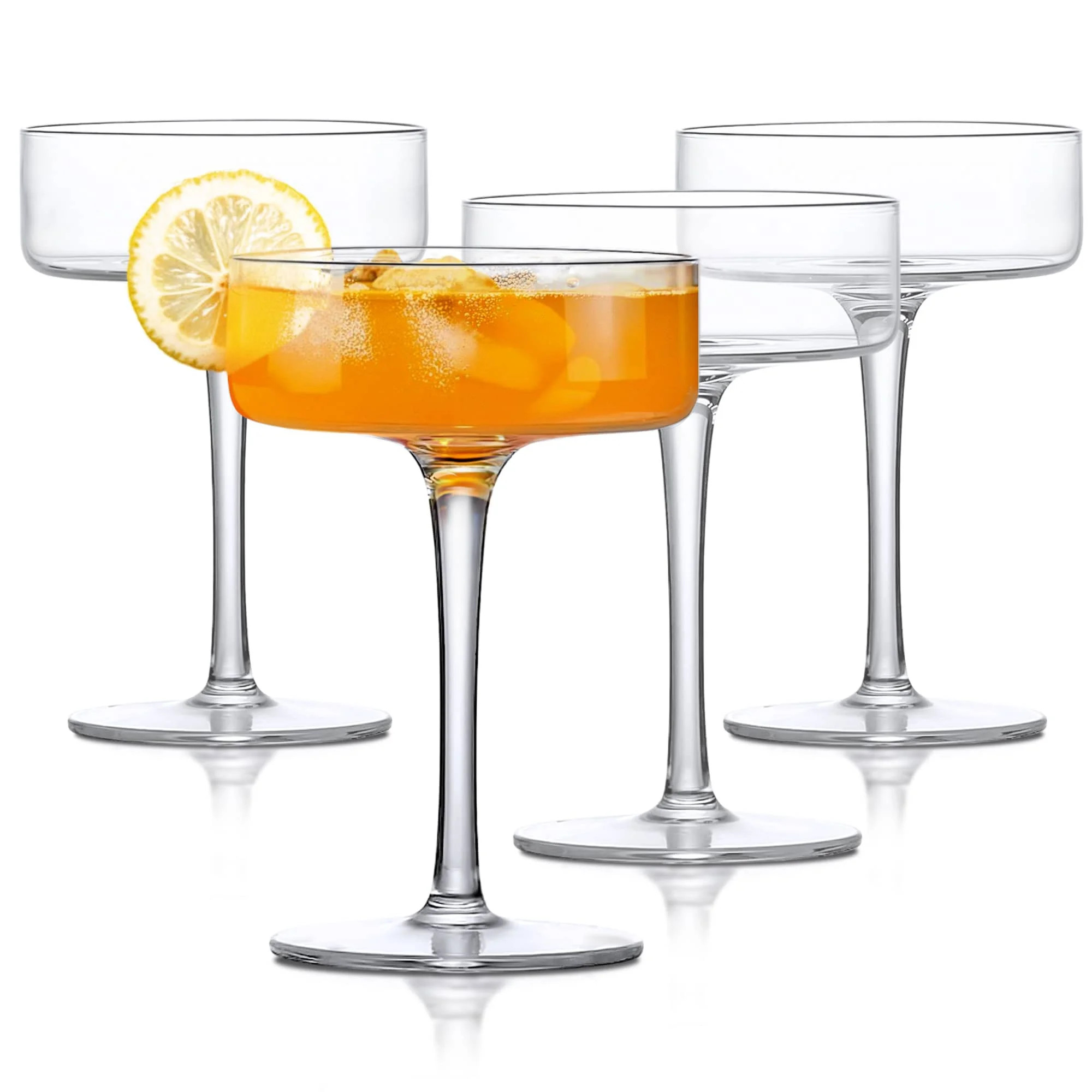 Clear Cocktail Martini Coupe Glass - 6.5oz (Set of 2 or 4) | Walmart (US)