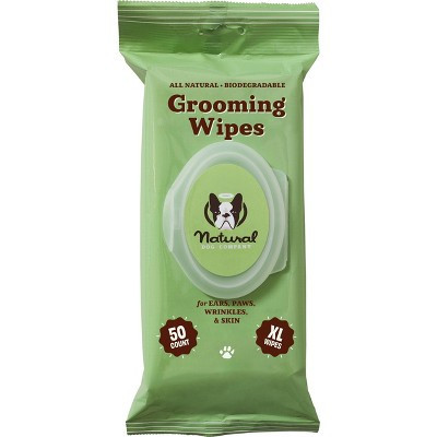 Natural Dog Company Grooming Dog Wipes - XL - 50ct | Target