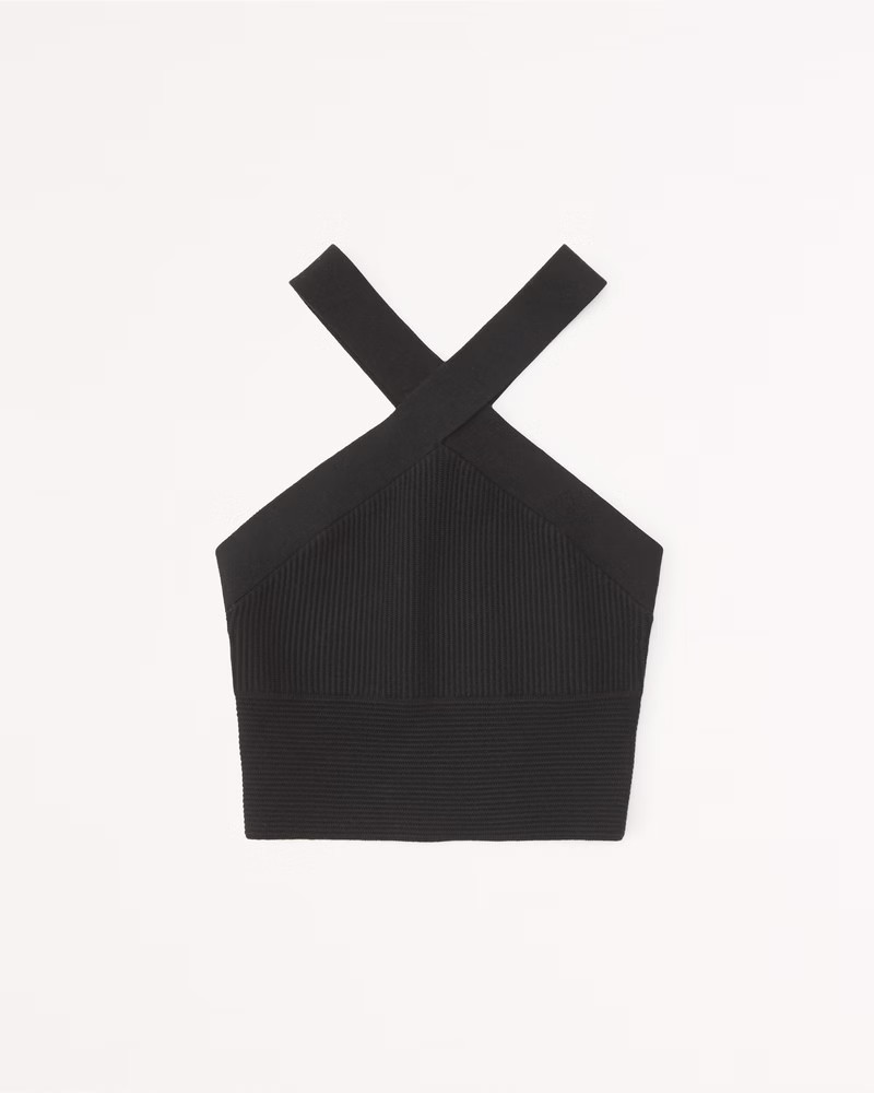 Women's Ottoman Twist Halter Tank | Women's Tops | Abercrombie.com | Abercrombie & Fitch (US)