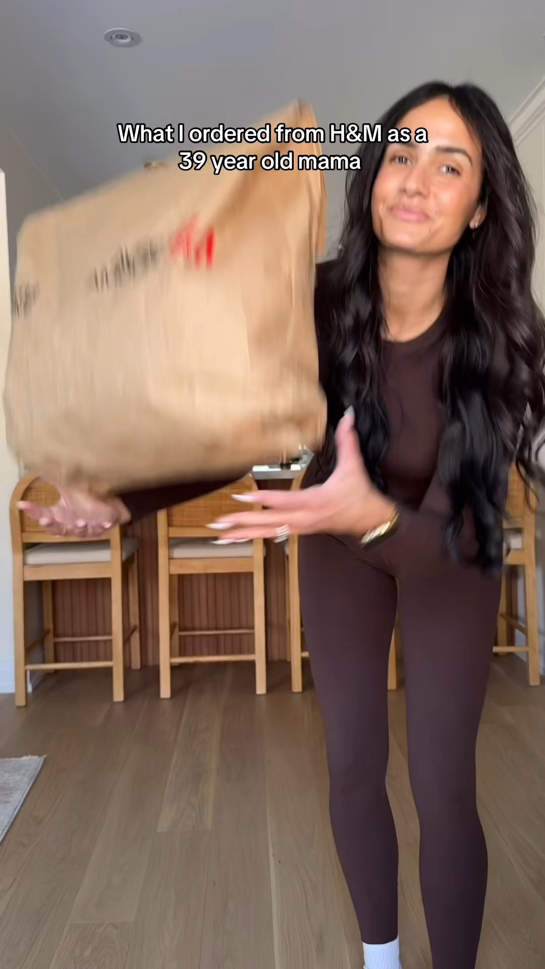 Wearing a small in the dresses 
Medium pink cardigan/jacket 
Small white bow sweater 
Size 8 skirt 

#LTKcanada #LTKwinter #LTKover50style