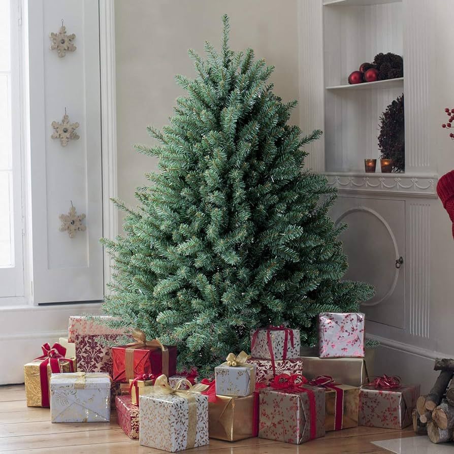 OasisCraft Christmas Tree 4.5FT Premium Hinged Blue Spruce Artificial Christmas Tree, Full Xmas Tree | Amazon (US)