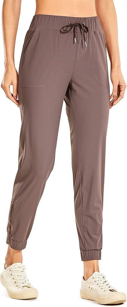 Women's Lightweight Stretchy Joggers Pants with Pockets Drawstring Running Casual Pants with Elas... | Amazon (US)