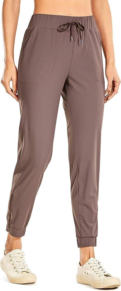 Women's Lightweight Stretchy Joggers Pants with Pockets Drawstring Running Casual Pants with Elas... | Amazon (US)