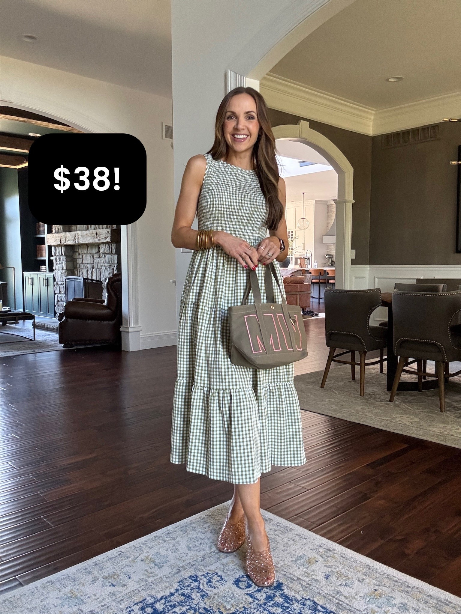 How cute is this gingham dress! On sale today! Get your true size and it comes in multiple colors

#LTKgrwm #LTKootd