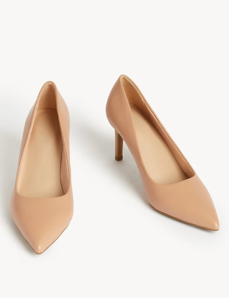 Stiletto Heel Pointed Court Shoes | Marks & Spencer (UK)