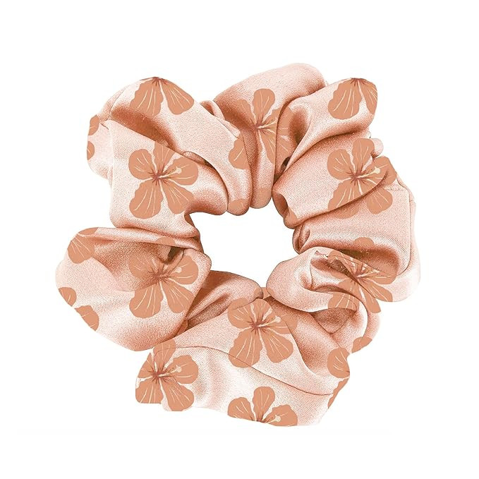 dae Pink Linen Scrunchie - Ties Hair Back | Amazon (US)